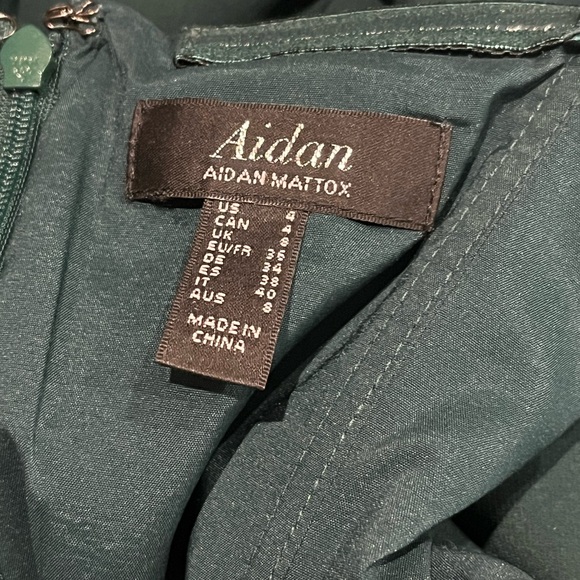 Aidan Mattox Off-Shoulder Bow Strap Gown - Picture 5 of 5